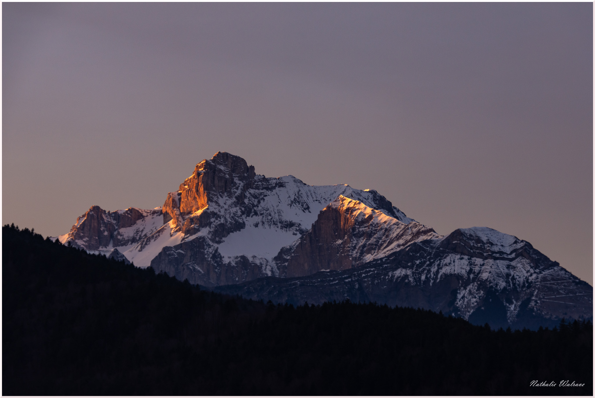 paysage de coucher de soleil